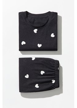 H & M - Dżersejowa piżama - Czarny ze sklepu H&M w kategorii Piżamy damskie - zdjęcie 169680813