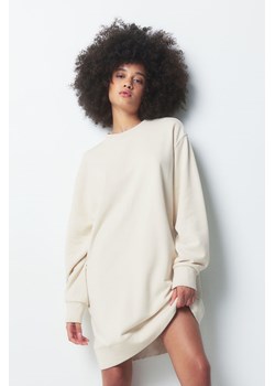 H & M - Sukienka dresowa - Beżowy ze sklepu H&M w kategorii Sukienki - zdjęcie 169681021