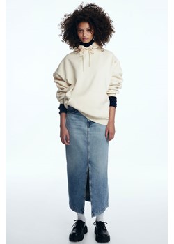 H & M - Bluza oversize z kapturem - Beżowy ze sklepu H&M w kategorii Bluzy damskie - zdjęcie 169681072