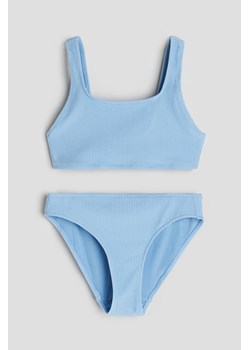 H & M - Kostium bikini o strukturalnej powierzchni - Niebieski ze sklepu H&M w kategorii Stroje kąpielowe - zdjęcie 169681144