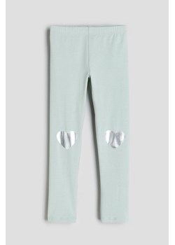H & M - Legginsy - Zielony ze sklepu H&M w kategorii Spodnie dziewczęce - zdjęcie 169681152