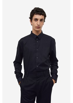 H & M - Bawełniana koszula Slim Fit - Czarny ze sklepu H&M w kategorii Koszule męskie - zdjęcie 169681204