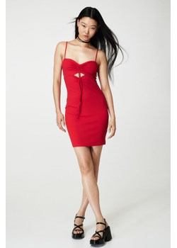 H & M - Sukienka bodycon z wycięciami - Czerwony ze sklepu H&M w kategorii Sukienki - zdjęcie 169681352
