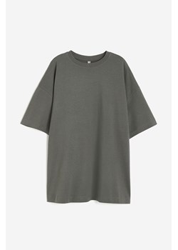 H & M - T-shirt oversize - Zielony ze sklepu H&M w kategorii Bluzki damskie - zdjęcie 169681441