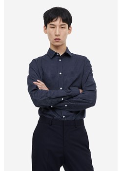 H & M - Koszula Easy iron Slim Fit - Niebieski ze sklepu H&M w kategorii Koszule męskie - zdjęcie 169681524