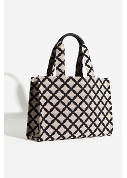 H & M - Torba shopper z domieszką bawełny - Czarny ze sklepu H&M w kategorii Torby Shopper bag - zdjęcie 169681620