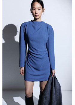 H & M - Drapowana sukienka - Niebieski ze sklepu H&M w kategorii Sukienki - zdjęcie 169681714