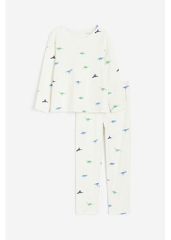 H & M - Dżersejowa piżama - Biały ze sklepu H&M w kategorii Piżamy dziecięce - zdjęcie 169681822