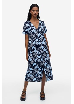 H & M - Sukienka z guzikami z przodu - Niebieski ze sklepu H&M w kategorii Sukienki - zdjęcie 169681960