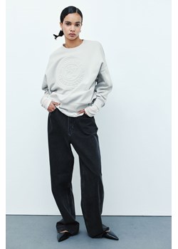 H & M - Bluza oversize z motywem - Szary ze sklepu H&M w kategorii Bluzy damskie - zdjęcie 169682064