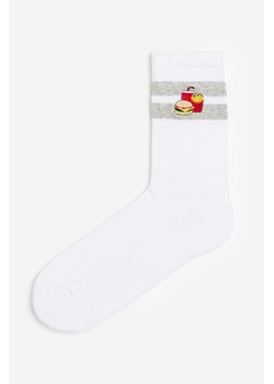 H & M - Skarpety - Biały ze sklepu H&M w kategorii Skarpetki damskie - zdjęcie 169682081