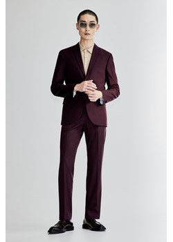 H & M - Spodnie garniturowe Slim Fit - Czerwony ze sklepu H&M w kategorii Spodnie męskie - zdjęcie 169682131