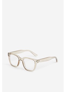 H & M - Okulary z filtrem niebieskiego światła - Brązowy ze sklepu H&M w kategorii Okulary korekcyjne męskie - zdjęcie 169682151