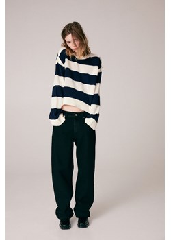 H & M - Sweter z widocznymi szwami - Niebieski ze sklepu H&M w kategorii Swetry damskie - zdjęcie 169682173