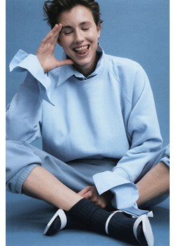 H & M - Bluza - Niebieski ze sklepu H&M w kategorii Bluzy damskie - zdjęcie 169682272