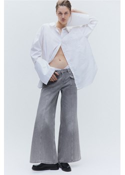 H & M - Wide Regular Jeans - Szary ze sklepu H&M w kategorii Jeansy damskie - zdjęcie 169682451