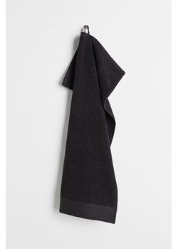 H & M - Ręcznik z bawełnianej frotte - Czarny ze sklepu H&M w kategorii Ręczniki - zdjęcie 169682514