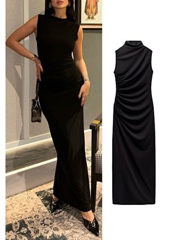 Sukienka BOANITA BLACK ze sklepu Ivet Shop w kategorii Sukienki - zdjęcie 169683643