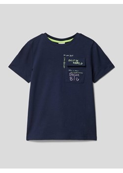 T-shirt z nadrukiem ze sloganem ze sklepu Peek&Cloppenburg  w kategorii T-shirty chłopięce - zdjęcie 169683940