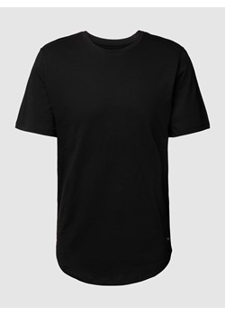 T-shirt z zaokrąglonym dołem model ‘ENOA’ ze sklepu Peek&Cloppenburg  w kategorii T-shirty męskie - zdjęcie 169683952