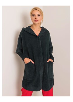 Płaszcz damski z kieszeniami - zielona ze sklepu 5.10.15 w kategorii Płaszcze damskie - zdjęcie 169684150
