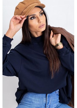 Granatowa bluza Twist ze sklepu 5.10.15 w kategorii Bluzy damskie - zdjęcie 169684263