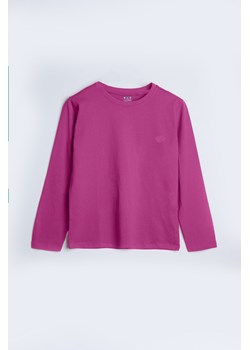 Bluzka dla dziewczynki z wysokiej jakości dzianiny w kolorze magenta - Limited Edition ze sklepu 5.10.15 w kategorii Bluzki dziewczęce - zdjęcie 169684601