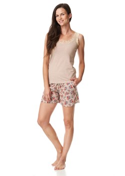 Dwuczęściowa letnia piżama damska z motywem kwiatów ze sklepu 5.10.15 w kategorii Piżamy damskie - zdjęcie 169684901