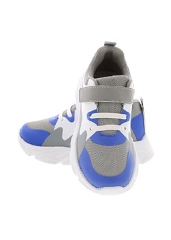 Szaroniebieskie buty sportowe dla chłopca na rzep ze sklepu 5.10.15 w kategorii Buty sportowe dziecięce - zdjęcie 169684951