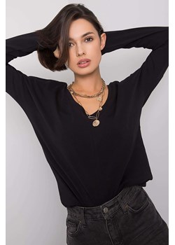 Czarna bluzka z dekoltem na plecach ze sklepu 5.10.15 w kategorii Bluzki damskie - zdjęcie 169684980