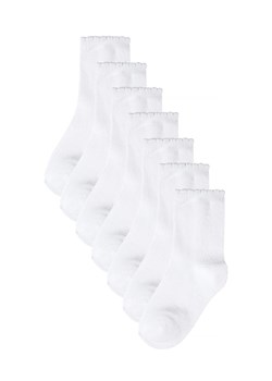 Skarpetki dla dziewczynki 7-pak białe ze sklepu 5.10.15 w kategorii Skarpetki dziecięce - zdjęcie 169684992