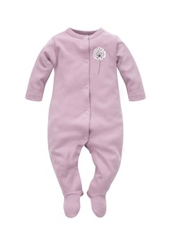 Różowy bawełniany pajac niemowlęcy z nadrukiem ze sklepu 5.10.15 w kategorii Pajacyki - zdjęcie 169685031