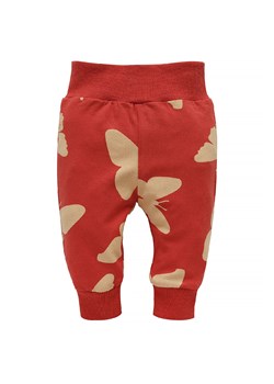Legginsy dla niemowlaka dzianinowe Imagine czerwone ze sklepu 5.10.15 w kategorii Spodnie i półśpiochy - zdjęcie 169685083