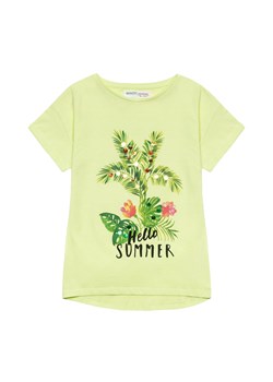 Dziewczęcy t-shirt bawełniany z napisem - Hello summer ze sklepu 5.10.15 w kategorii Bluzki dziewczęce - zdjęcie 169685130