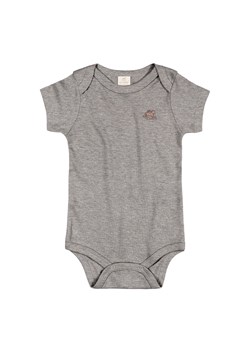 Gładkie bawełniane body dla niemowlaka - szare ze sklepu 5.10.15 w kategorii Body niemowlęce - zdjęcie 169685452