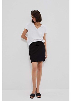 Bawełniana krótka spódnica czarna ze sklepu 5.10.15 w kategorii Spódnice - zdjęcie 169685542