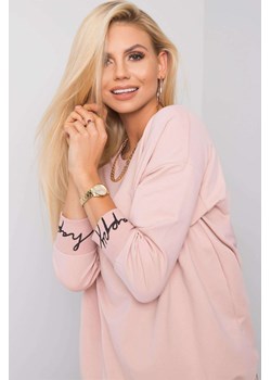Bluza damska z napisami - różowa ze sklepu 5.10.15 w kategorii Bluzy damskie - zdjęcie 169685734