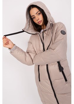 Beżowa pikowana kurtka zimowa SUBLEVEL ze sklepu 5.10.15 w kategorii Kurtki damskie - zdjęcie 169685743