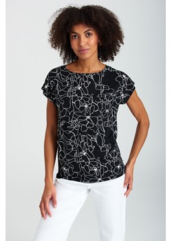 T-shirt damski we wzory czarny ze sklepu 5.10.15 w kategorii Bluzki damskie - zdjęcie 169685774