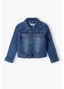 Kurtka jeansowa dla dziewczynki - niebieska ze sklepu 5.10.15 w kategorii Kurtki dziewczęce - zdjęcie 169686204