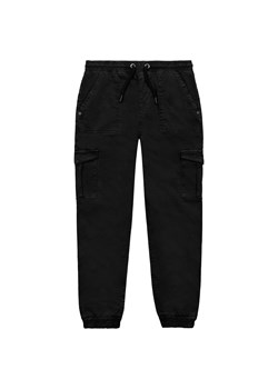 Czarne spodnie bojówki dla chłopca ze sklepu 5.10.15 w kategorii Spodnie chłopięce - zdjęcie 169686402