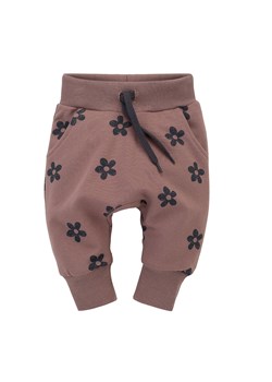 Spodnie niemowlęce dresowe pumpy różowe w kwiatki ze sklepu 5.10.15 w kategorii Spodnie i półśpiochy - zdjęcie 169686482