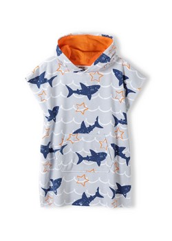 Ponczo- ręcznik plażowy z kapturem dla chłopca- rekiny ze sklepu 5.10.15 w kategorii Ręczniki dla dzieci - zdjęcie 169686774