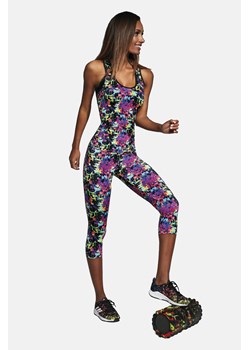 Legginsy sportowe damskie w kolorowe wzory czarne ze sklepu 5.10.15 w kategorii Spodnie damskie - zdjęcie 169686872