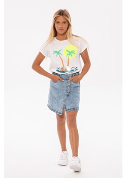 Krótka spódniczka jeansowa dla dziewczynki ze sklepu 5.10.15 w kategorii Spódnice dziewczęce - zdjęcie 169687092