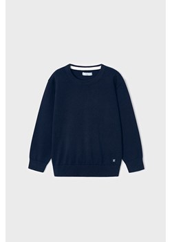 Granatowy bawełniany sweter chłopięcy - Mayoral ze sklepu 5.10.15 w kategorii Swetry chłopięce - zdjęcie 169687250