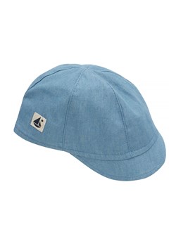 Niebieska czapka z daszkiem dla chłopca sailor jeans ze sklepu 5.10.15 w kategorii Czapki dziecięce - zdjęcie 169687321