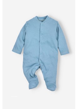 Pajac niemowlęcy z bawełny organicznej dla chłopca niebieski ze sklepu 5.10.15 w kategorii Pajacyki - zdjęcie 169688501