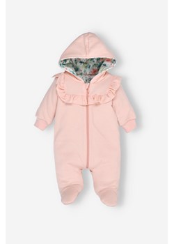 Kombinezon niemowlęcy z bawełny organicznej dla dziewczynki ze sklepu 5.10.15 w kategorii Kombinezony i kurtki - zdjęcie 169688603