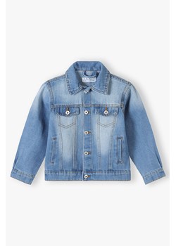 Jasnoniebieska kurtka jeansowa dla chłopca ze sklepu 5.10.15 w kategorii Kurtki chłopięce - zdjęcie 169688790